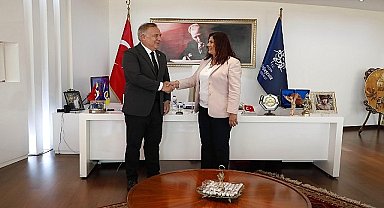 CHP Genel Başkan Yardımcısı Gökhan Zeybek, Başkan Çerçioğlu'nu ziyaret etti.