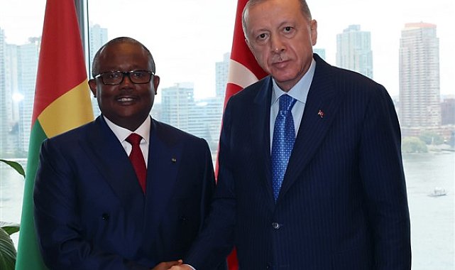 Cumhurbaşkanı Erdoğan, Gine Bissau Cumhurbaşkanı Embalo ile görüştü