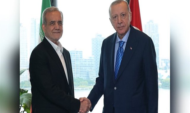 Cumhurbaşkanı Erdoğan, İran Cumhurbaşkanı Pezeşkiyan ile görüştü