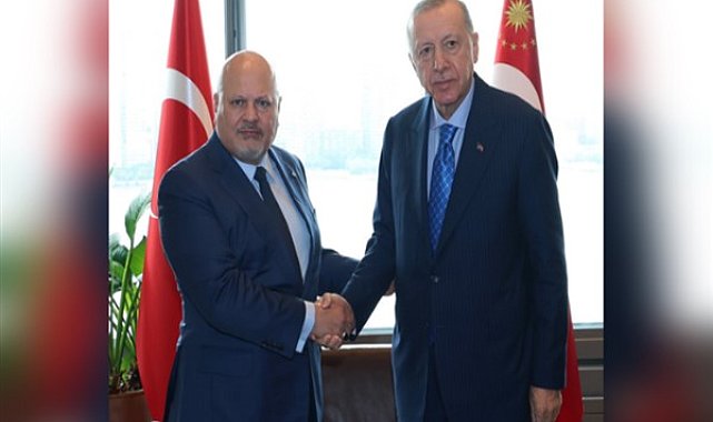 Cumhurbaşkanı Erdoğan, Uluslararası Ceza Mahkemesi Başsavcısı Khan'ı kabul etti