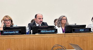 Dünya Belediyeler Birliği Başkanı Altay Birleşmiş Milletler'de Konuştu