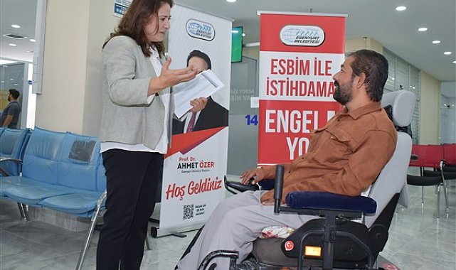 ESBİM, engelli vatandaşlara istihdam sağlıyor