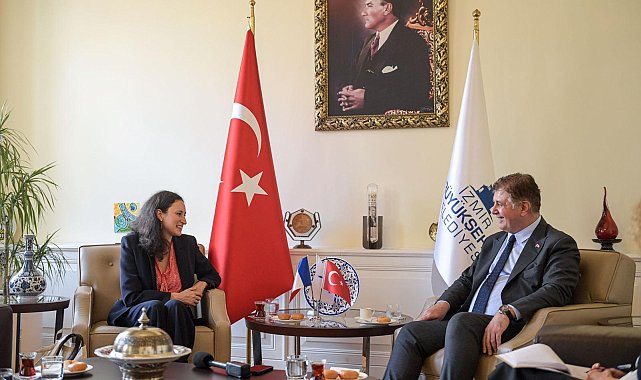 Fransa Başkonsolosu Fanton’dan Başkan Tugay’a ziyaret
