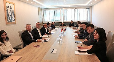 Güney Kore heyetinden Büyükşehir Belediyesi'ne ziyaret