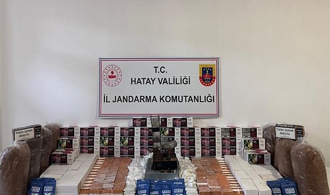 Hatay'da Jandarma ekiplerinden uyuşturucu operasyonu