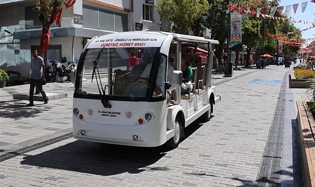 İsmetpaşa Caddesi'nde ulaşım Buggy araçlarla sağlanıyor