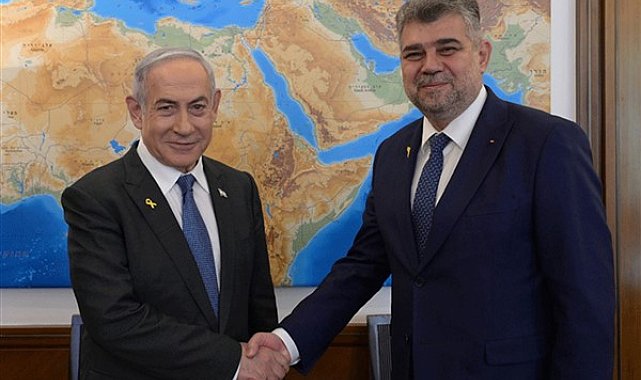 İsrail Başbakanı Netanyahu, Romanya Başbakanı Ciolacu ile bir araya geldi