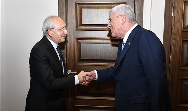 İYİ Parti Genel Başkanı Dervişoğlu, Kılıçdaroğlu ile görüştü
