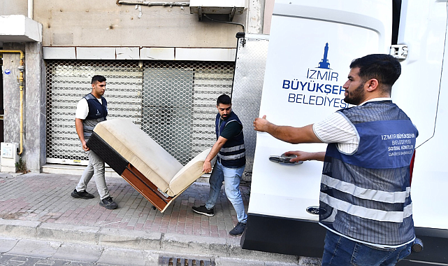 İzmir Büyükşehir Belediyesi, ikinci el eşya bağışında köprü oluyor