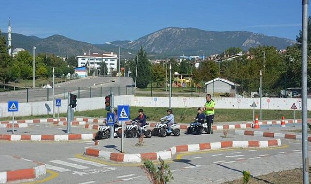 Karabük’te çocuklara trafik bilinci aşılandı