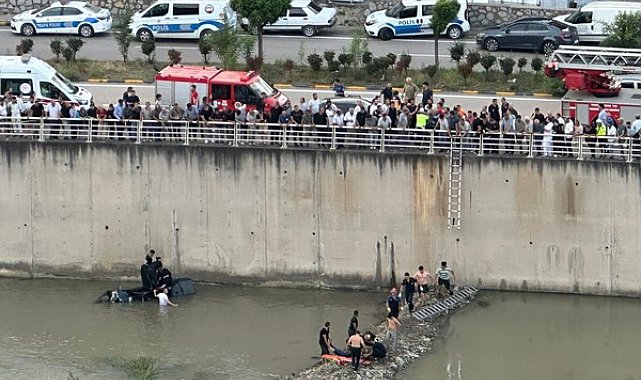 Karabük’te kontrolden çıkan otomobil Filyos Çayı’na uçtu