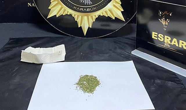Karabük’te uyuşturucu operasyonu