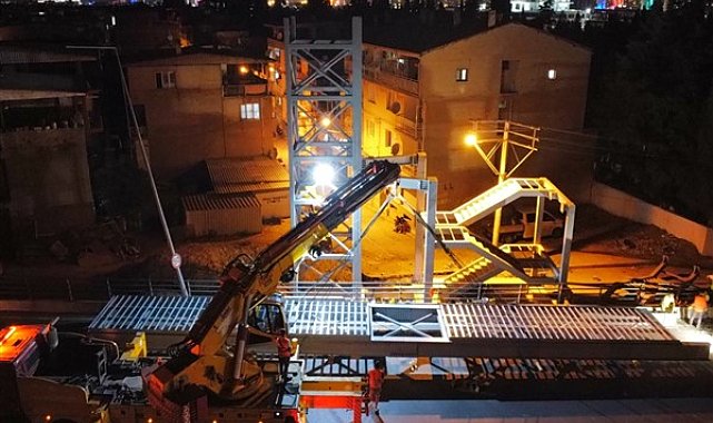 Karataş ve Altındağ üst geçidinde çalışmalar sürüyor