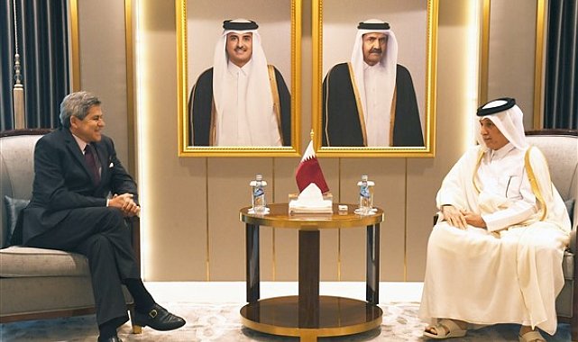 Katar Devlet Bakanı Muraikhi, Kıbrıs ve Peru büyükelçilerinin güven mektuplarını aldı