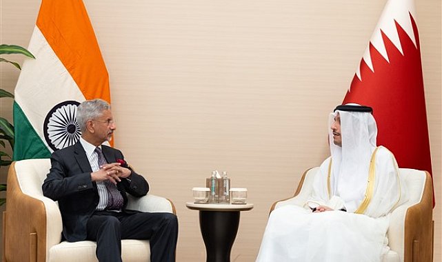 Katar Dışişleri Bakanı Al Sani, Hindistan Dışişleri Bakanı Jaishankar ile görüştü