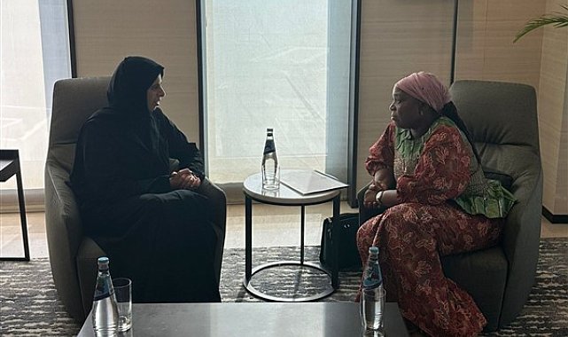 Katarlı Bakan Al-Khater, Liberya Dışişleri Bakanı Nyanti ile görüştü