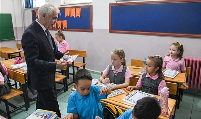 Keşan Belediyesi'nden 1. sınıf öğrencilerine kırtasiye desteği