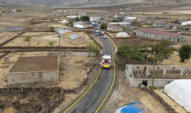Kırsal mahallelerde 250 kilometre yeni yol yapıldı