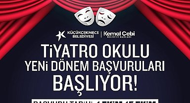 Küçükçekmece Belediyesi Tiyatro Okulu yeni dönem başvuruları başlıyor