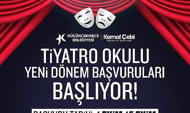 Küçükçekmece Belediyesi Tiyatro Okulu yeni dönem başvuruları başlıyor