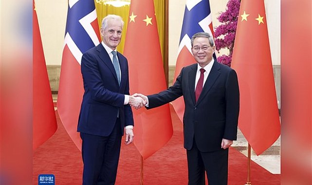 Li Qiang Norveçli mevkidaşı Store'yle görüştü