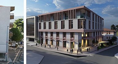 Muğla Büyükşehir Belediyesi Menteşe ilçesinde bulunan 1 No'lu Hizmet binasını yıkarak yerine yeni hizmet binası yapıyor. 