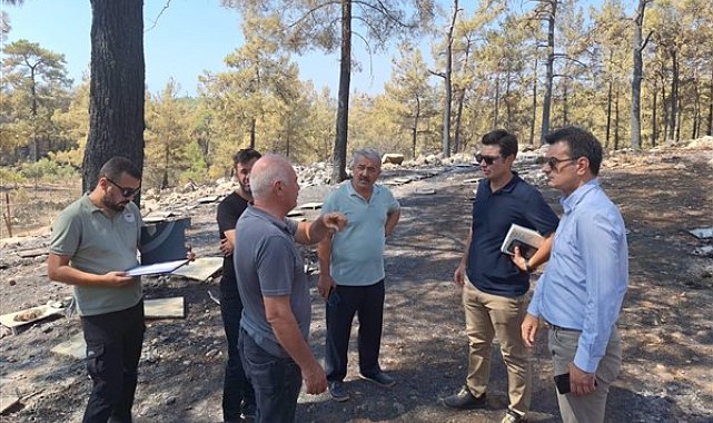 Muğla Büyükşehir Belediyesi, yangından etkilenen arıcılara destek olacak