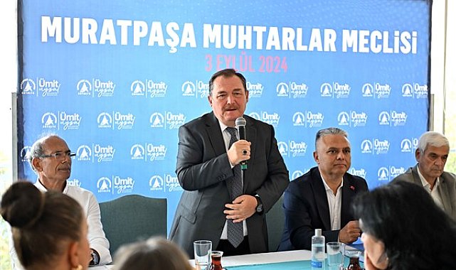 Muratpaşa Muhtarlar Meclisi toplantısı yapıldı