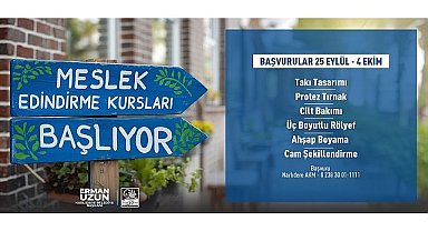 Narlıdere'de meslek edindirme kursları başlıyor: Son başvuru 4 Ekim
