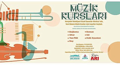Nevşehir Belediyesi Güzel Sanatlar Merkezi'nde, çocuk ve gençler için yeni dönemde ücretsiz olarak açılacak müzik ve halk oyunları kursları için kayıtlar başladı. 