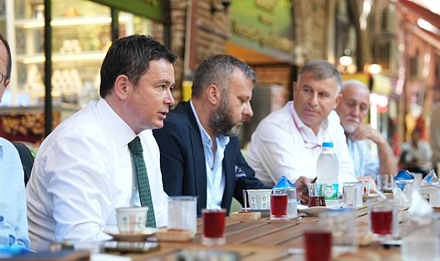 Osmangazi Belediye Başkanı Aydın’ın esnaf ziyareti