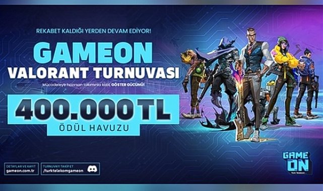 Rekabet kaldığı yerden devam ediyor, GAMEON VALORANT Turnuvası başlıyor