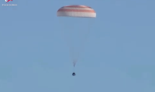 Rus kozmonotlar, ISS'de rekor sürenin ardından Dünya'ya döndü