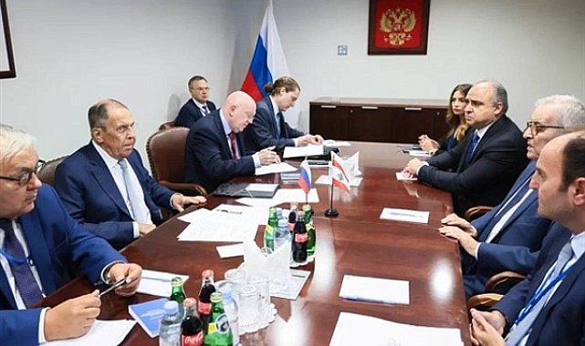 Rusya Dışişleri Bakanı Lavrov, Lübnan Dışişleri Bakanı Bou Habib ile görüştü
