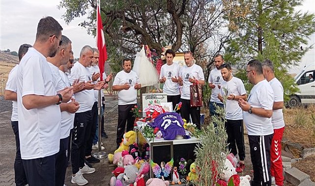 Samsunspor taraftarları Narin Güran’ın mezarını ziyaret etti