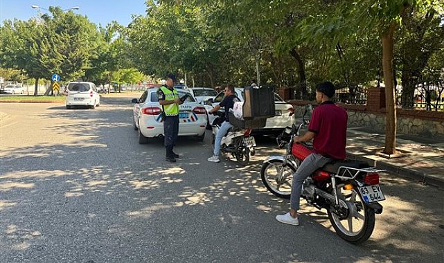 Şanlıurfa'da motosiklet denetimleri devam ediyor