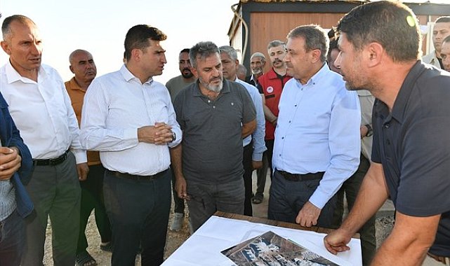 Şanlıurfa Valisi Şıldak, deprem konutlarını inceledi