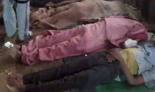 Sudan'da bir pazar Yyerine düzenlenen saldırıda 21 kişi öldürüldü
