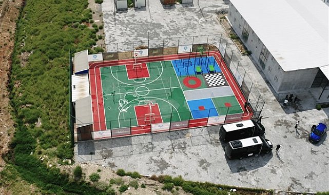 Team Paribu ve İhtiyaç Haritası, Kahramanmaraş’ta spor alanı inşa etti