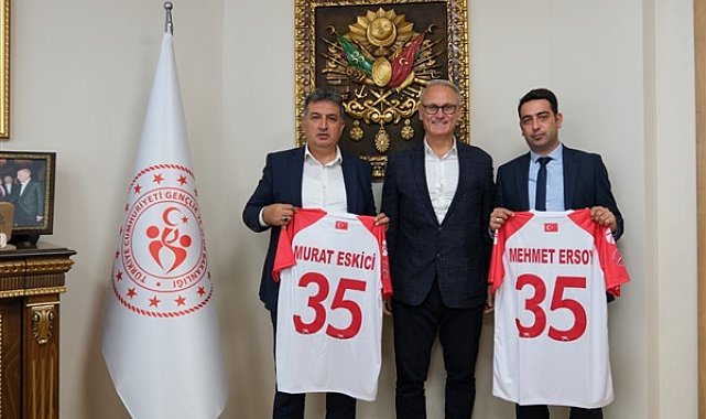 THF Başkanı Kılıç İzmir'de hentbolun gelişimi için görüşmelerde bulundu