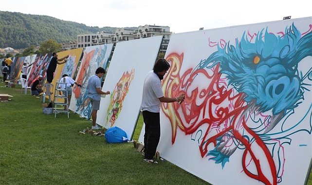 Türkiye’nin en büyük ‘Graffiti Şenliği’ Bursa’da başladı