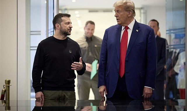 Ukrayna Devlet Başkanı Zelenski, Cumhuriyetçi Başkan Adayı Trump ile görüştü