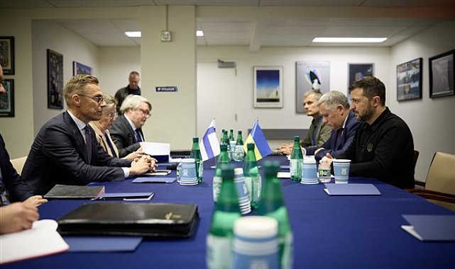 Ukrayna Devlet Başkanı Zelenski, Finlandiya Cumhurbaşkanı Stubb ile görüştü
