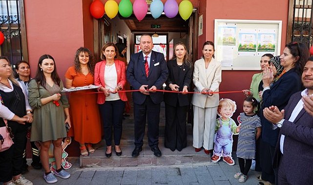 Uşak Belediyesi hizmet binasında Gündüz Bakımevi ve Kreş hizmete açıldı