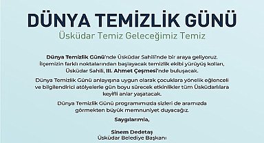 Üsküdar'da “Dünya Temizlik Günü