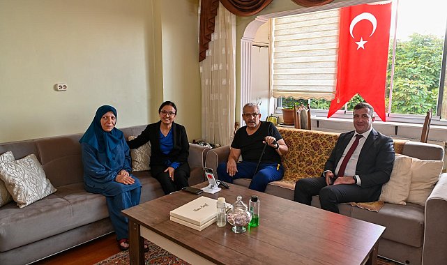 Vali Kaya gazileri evlerinde tek tek ziyaret etti