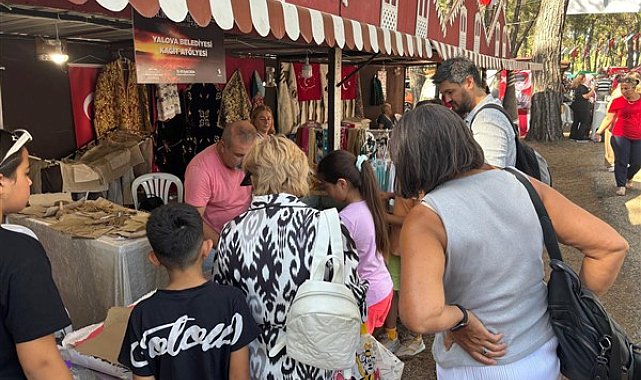 Yalova Belediyesi, Türkmen ve Yörük Festivali'nde stant açtı