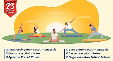 Yenişehir Belediyesinin sabah sporu ve mat pilates etkinlikleri başlıyor