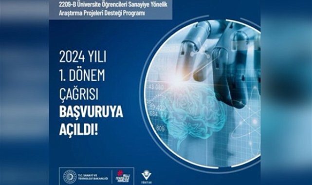 2209-B Üniversite Öğrencileri Sanayiye Yönelik Araştırma Projeleri başvuruları başladı