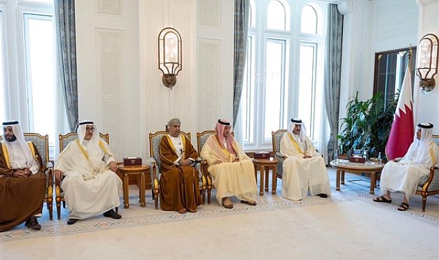 Al-Thani, resmi görüşmelerini gerçekleştirdi